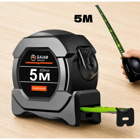 Thước Dây Huỳnh Quang Carbon Chất Liệu Thép Không Rỉ , Loại Dài 5M , 7,5M Và 10M