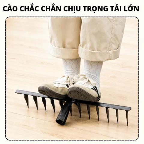 Cào Cỏ 10 Răng Xoắn Ốc Sắc Bén Dày Dặn Tiện Lợi Sử Dụng Dễ Dàng