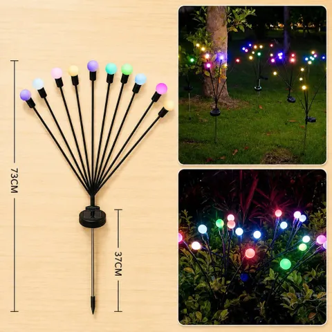 Đèn led bi bọt,đóm đóm,giọt,băng đá năng lượng mặt trời RGB, chống nước IP65