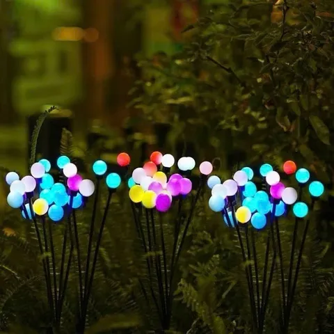 Đèn led bi bọt,đóm đóm,giọt,băng đá năng lượng mặt trời RGB, chống nước IP65