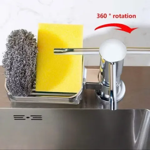 Vòi bơm nước rửa chén hút chất tẩy rửa, lắp đặt dễ dàng, xoay 360 độ nút ấn mượt mà