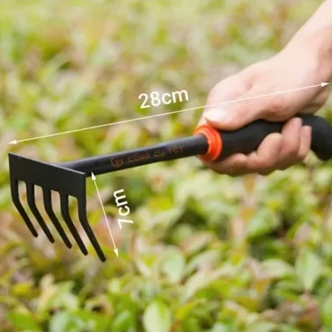 Bộ 4 Món Dụng Cụ Làm Vườn Thép Không Gỉ Bền Chắc - 4Pcs