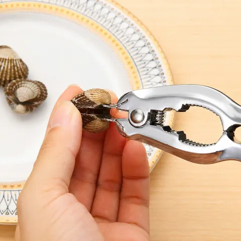 Dụng Cụ Tách Sò Huyết Inox Nhanh Tiện Dụng Kềm Tách Sò Huyết Vỏ Cua Ghẹ Inox