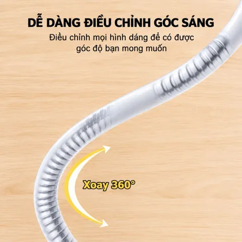Đèn Học Để Bàn Có Nút Cảm Ứng Kèm 3 Chế Độ Ánh Sáng Phù Hợp Bảo Vệ Mắt, Nhựa ABS An Toàn Có Hốc Để Bút Tiện Dụng
