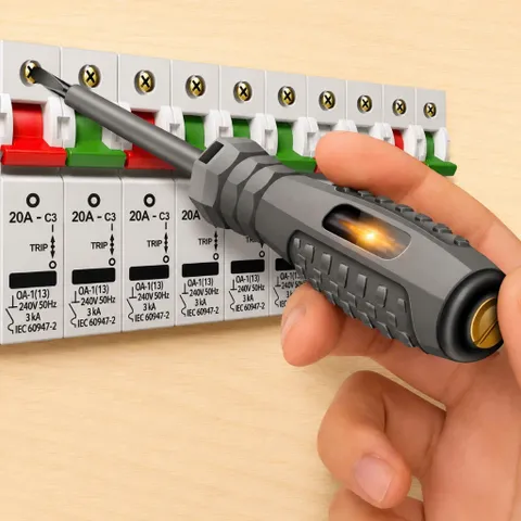 Bút Thử Điện Thông Minh Tua Vít Từ Tính Thế Hệ Mới , Kiểm Tra Pha, Đo Thông Mạch