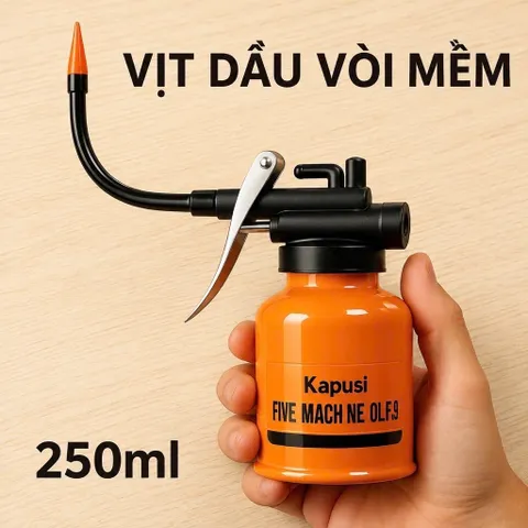 Bình Châm Nhớt 250ml Kapusi – Bình Xịt Dầu Hãng KAPUSI Mã Mới