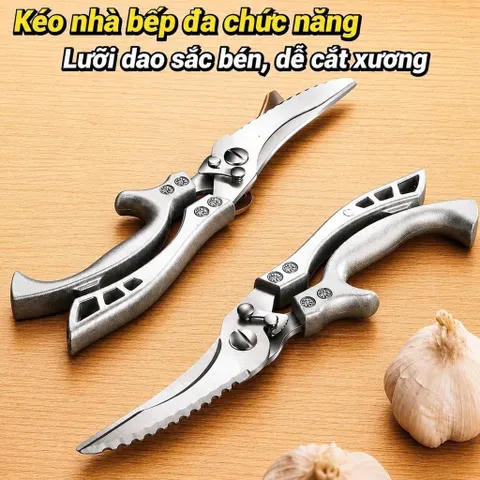 Kéo Đa Năng SK5 Cắt Gà , Vịt , Ngan - Cắt Xương Cộng Lực Siêu Bén Đa Năng Chất Liệu Thép Không Gỉ Cứng Cáp Chắc Chắn