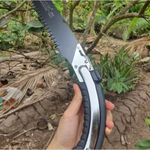 Combo 1 cưa + 5 Lưỡi Cưa Kiếm Cầm Tay 350mm,Lưỡi Thép Nhật, Cán Chống Trượt