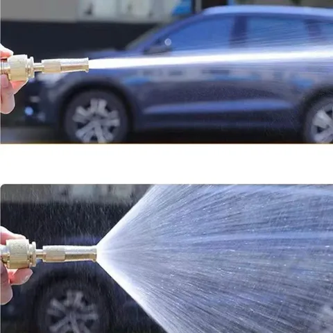 Vòi Xịt Tăng Áp 3 Chế Độ Xịt Áp Lực Nước Mạnh Dành Cho Tưới Cây Rửa Xe Làm Vườn, Loại Dây 5M-10M-15M-20M