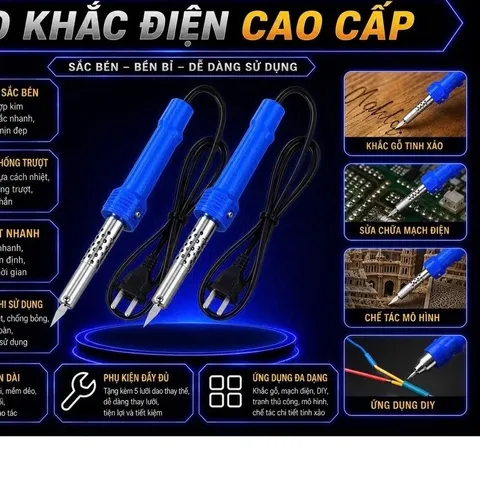 Dao cắt nhựa bằng điện cao cấp Dao khắc điện, mỏ hàn điện,đục lỗ, cắt, làm thủ công tại nhà