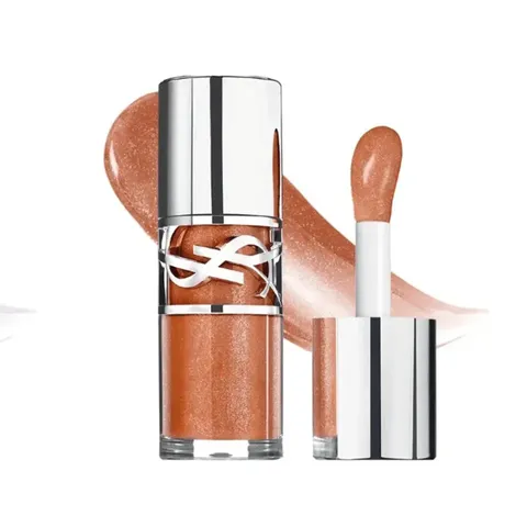 (CTy NK) Son Bóng Yves Saint Laurent YSL Love Shine Plumping Oil Gloss 5 California Sunshine - Son Môi Cam Đất, Dưỡng Ẩm Mềm Mại 612190