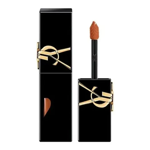 (CTy NK) Son Kem YSL The Inks Vinyl Cream 442 Cappucino Kiss - Son Màu Cam Đất Quyến Rũ Bền Màu Chính Hãng Từ Pháp 612179