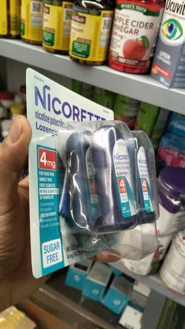 cai thuôc lả NIcoẻtte nicotyne polacrilexlozenge 4mg hàng my