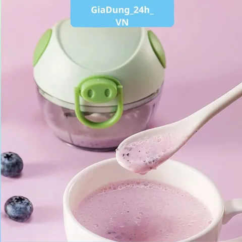Máy Xay Mini DIDOOGLT Hình Heo - Máy Xay Tỏi Ớt Cầm Tay Đa Năng GiaDUng24h VN