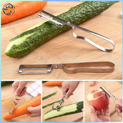 Bộ 5 dụng cụ bào, gọt, nạo sợi inox 304 đa năng cho rau củ, quả tiện lợi 832891