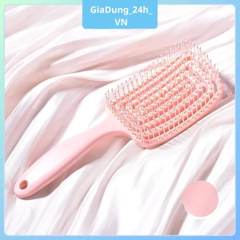 Lược Chải Tóc Xoăn Gỡ Rối Mát Xa Da Đầu Tạo Kiểu Tóc Phồng Tiện Dụng - Lược Mát Xa Đầu Với Răng Lược Mềm Mại 832894