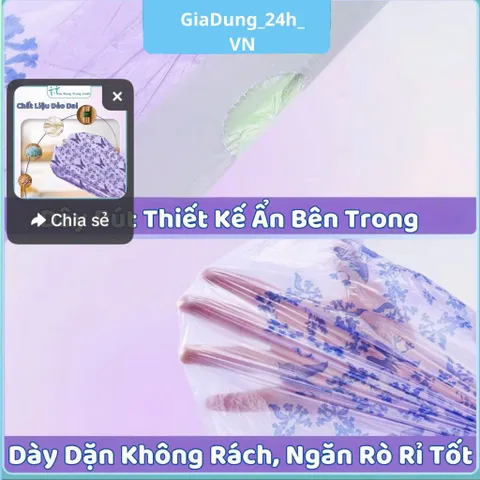 Combo 3 Cuộn 150 Túi Rác Loại 1 Oải Hương Khử Mùi Đuổi Côn Trùng Có Dây Rút 45x50cm
