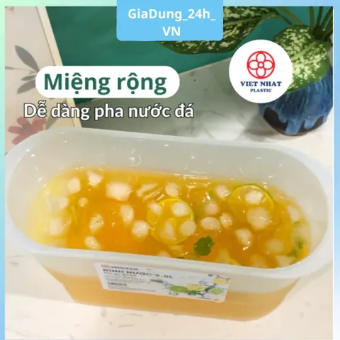 Bình Đựng Nước 3.5L Có Vòi Để Tủ Lạnh Cao Cấp Việt Nhật Đựng Nước Lạnh Tiện Lợi 832908