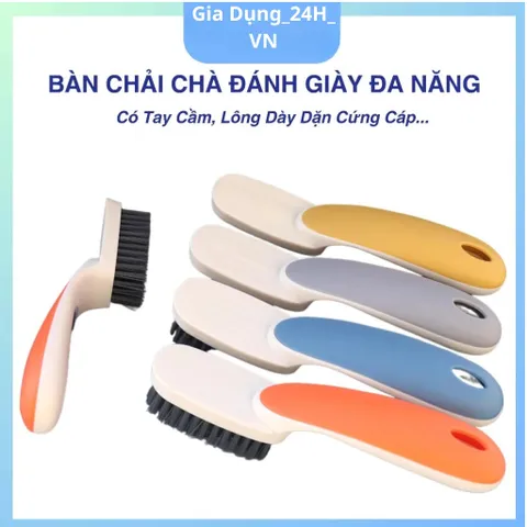 Bàn Chải Đánh Giày Lông Nhựa PP Mềm Mại, Bàn Chải Đa Năng Cầm Tay Thoải Mái Tiện Lợi