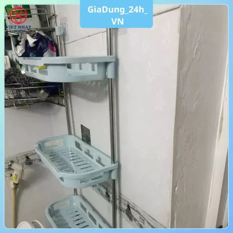 [Việt Nhật] Kệ Gác Toilet 3 Tầng Kệ Phòng Tắm Việt Nhật Cao Cấp, Kệ Để Đồ Gắn Tường Tiện Dụng, Tiết Kiệm Diện Tích, Tiện