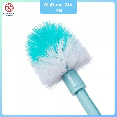 Cọ Nhà Vệ Sinh, Cọ Bồn Cầu Dạng Tròn Hai Màu Tiện Lợi 5854 Nhựa Việt Nhật
