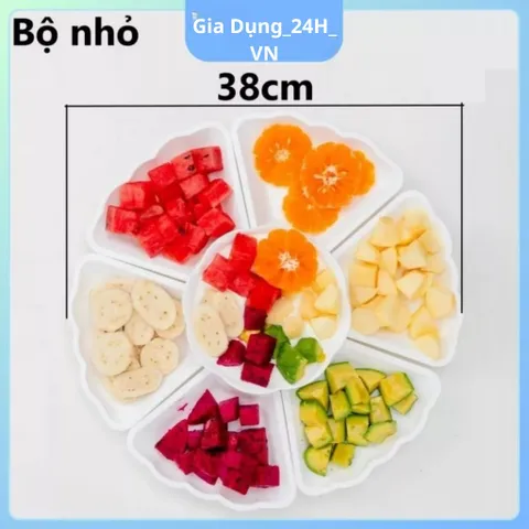 [Việt Nhật]  Bộ Bát Ngày Lễ Tết, Giỗ Cúng Gia Tiên. Bộ Bát Đĩa Hoa Mặt Trời 7 Món Đa NĂng + Bát Thuyền Đựng Gà