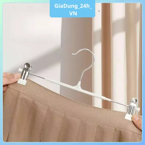 Combo 5,10 Móc Kẹp Quần Áo Chống Trượt Chống Gió Móc Treo Đồ Trẻ Em Tất Vớ Váy Áo 2 Dây
