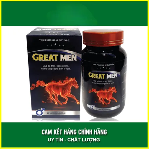 Great Men giúp bổ thận, hỗ trợ tăng cường sức khoẻ nam (30 viên) 