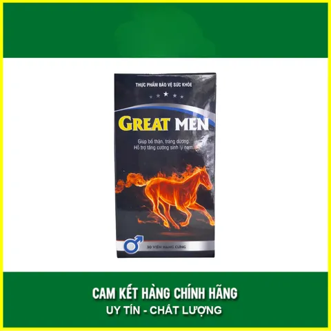 Great Men giúp bổ thận, hỗ trợ tăng cường sức khoẻ nam (30 viên) 