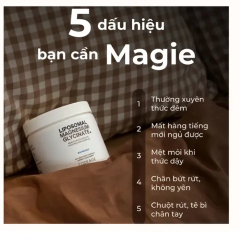 Viên Bổ Sung Magie Codeage Liposomal Magnesium Glycinate 240 Viên - Hỗ Trợ Cơ Bắp, Thần Kinh, Hệ Miễn Dịch, Thuần Chay USA  832956