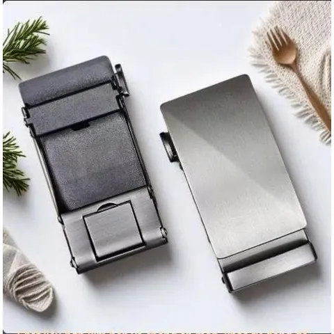 [MỚI] Đầu Khóa Thắt Lưng Nam Khóa Tỳ Tự Động Hợp Kim Cao Cấp Xước Mờ Sang Trọng - Đầu Khóa Rời Không Cần Bấm Lỗ