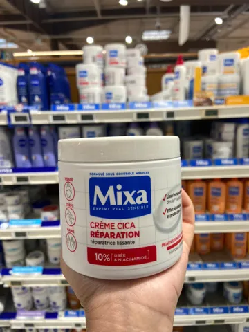 Kem dưỡng da Mixa Crème Cica Réparation 10% Uree & Niacinamide cho da khô