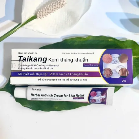 (TAIKANG) Kem bôi kháng khuẩn? chống nấm ngứa tác dụng nhanh - hỗ trợ viêm da dị ứng, vảy nến, á sừng, chàm
