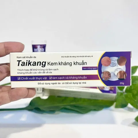 (TAIKANG) Kem bôi kháng khuẩn? chống nấm ngứa tác dụng nhanh - hỗ trợ viêm da dị ứng, vảy nến, á sừng, chàm