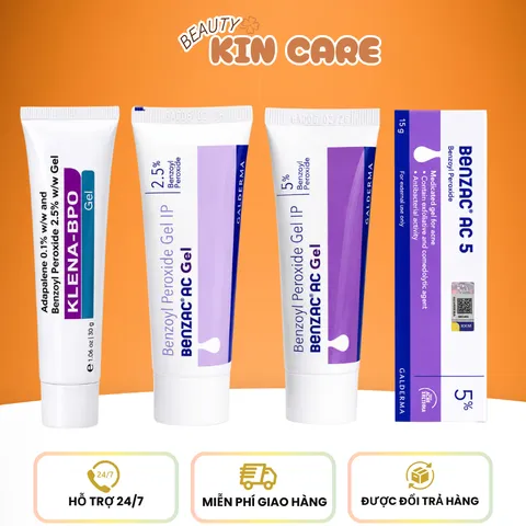 Klena BPO, Benzac Gel Hỗ Trợ Chăm Sóc Da Dầu Và Da Mụn Ẩn, Hỗ Trợ Cải Thiện Bề Mặt Da Tuyp 30g