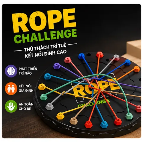 Rope Challenge Thử Thách Trí Tuệ , Đồ chơi trẻ em
