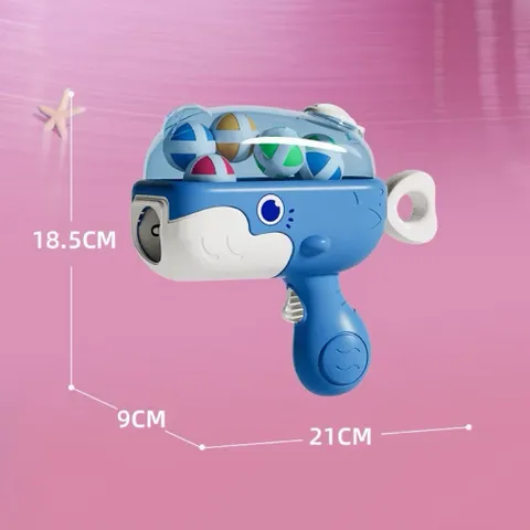 Súng Bắn Bóng Cá Voi Cho Bé Kèm Bảng Mục Tiêu - Đồ Chơi Vận Động Rèn Luyện Phản Xạ, Phối Hợp Tay Mắt, Quà Tặng Trẻ Em