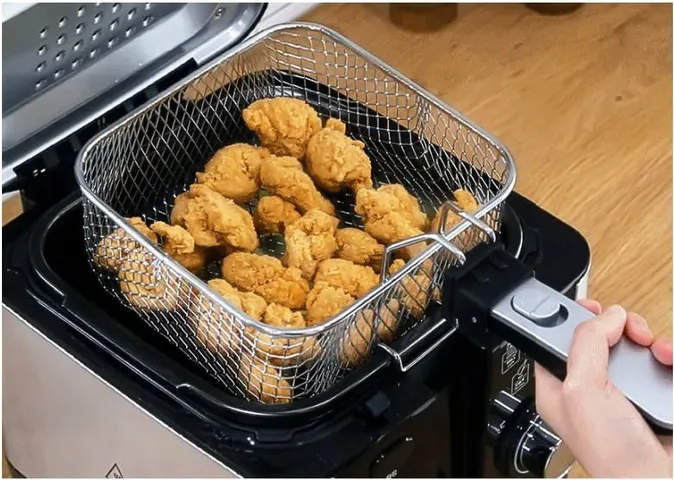 NỒI CHIÊN NGẬP DẦU HÀN QUỐC KITCHENART 3L - LÒNG THÁO RỜI