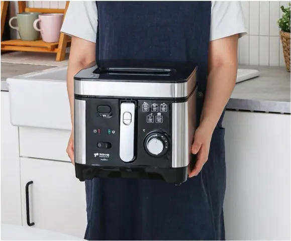 NỒI CHIÊN NGẬP DẦU HÀN QUỐC KITCHENART 3L - LÒNG THÁO RỜI