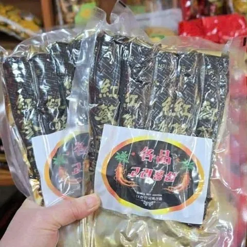 Sâm tẩm mật ong nguyên củ Hàn Quốc gói 500g thơm ngon dễ ăn