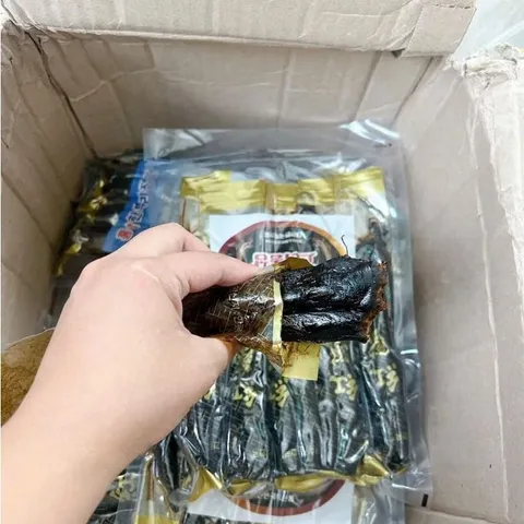Sâm tẩm mật ong nguyên củ Hàn Quốc gói 500g thơm ngon dễ ăn