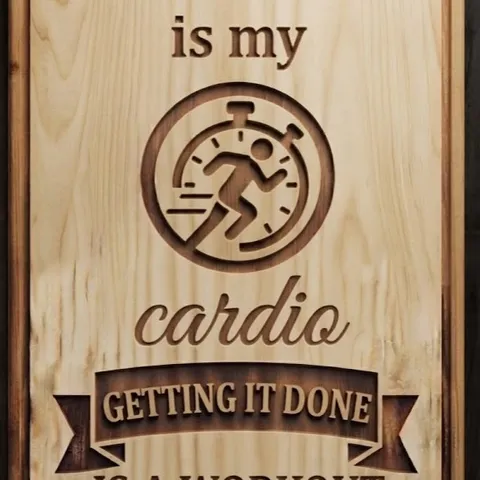 [DEADLINE IS MY CARDIO – CHẠY DEADLINE CŨNG LÀ MỘT DẠNG TẬP THỂ DỤC! 🏃💨😂 tranh gỗ