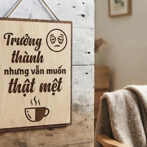 Tranh Gỗ Decor Khắc Laser 