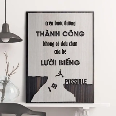 Tranh động lực treo tường handmade 
