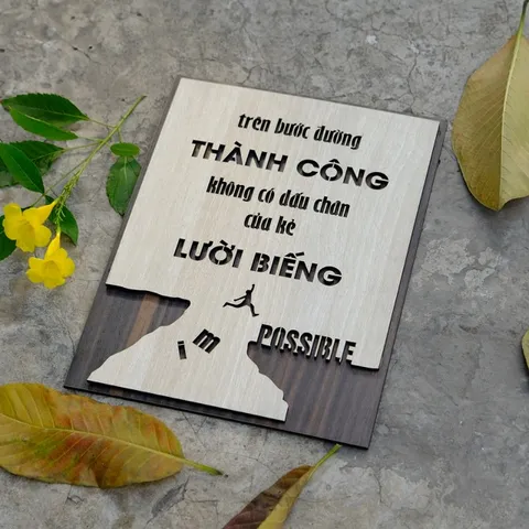 Tranh động lực treo tường handmade 
