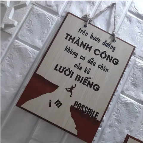 Tranh động lực treo tường handmade 