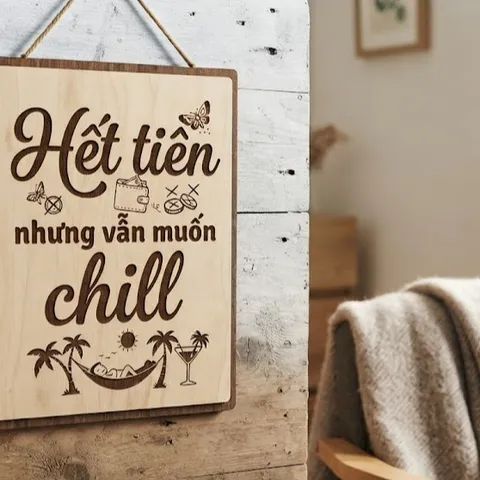 Tranh Gỗ Decor Khắc Laser 