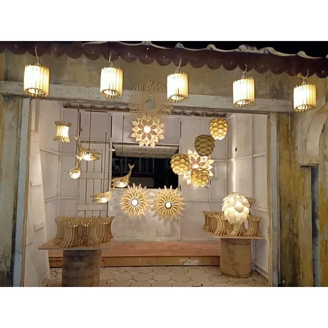Đèn Gỗ DIY 043 và nhiều loại đèn trang trí