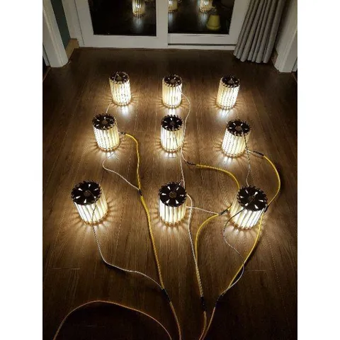 Đèn Gỗ DIY 043 và nhiều loại đèn trang trí