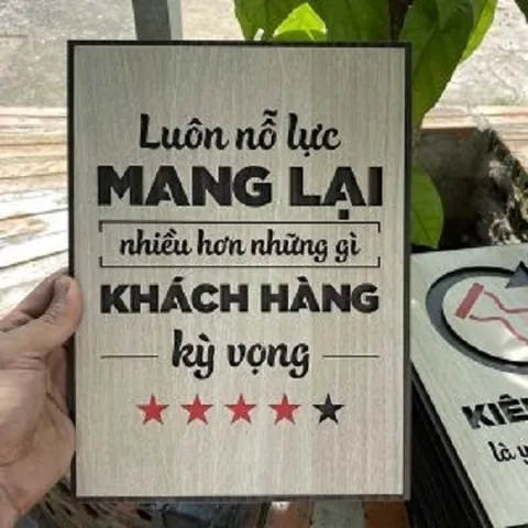 Tranh gỗ 3D cắt lớp – luôn nỗ lực mang lại nhiều hơn những gì khách hàng kì vọng Khách hàng không chỉ muốn một sản phẩm